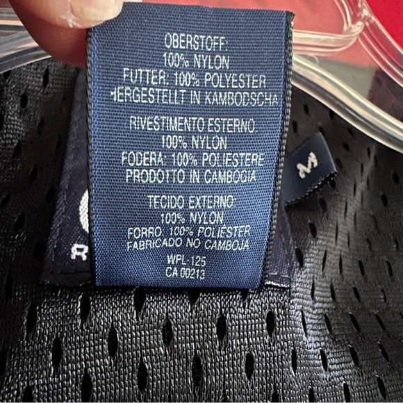 Vintage Ralph Lauren Chaps Nylon Zip Front Jacket Windbreaker Size M - Picture 10 of 16